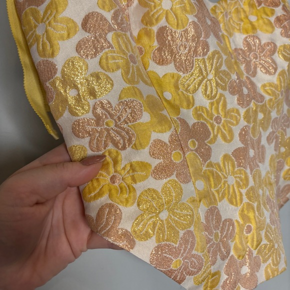 Reformation Karoline Top in Sunshine Bloom - Picture 3 of 6